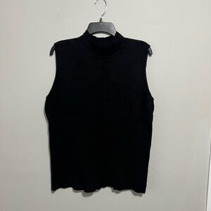 Black Sleeveless Women's Top